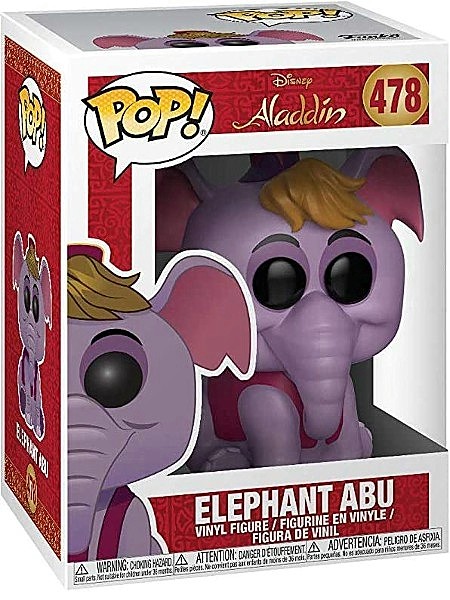 Funko POP #478 Disney Aladdin Elephant Abu Figure